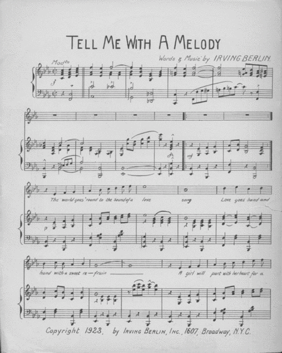 Tell Me With a Melody