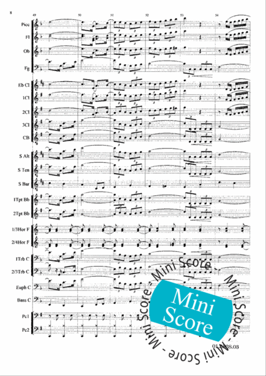 Al Centenario Concert Band scores gallery preview page 12