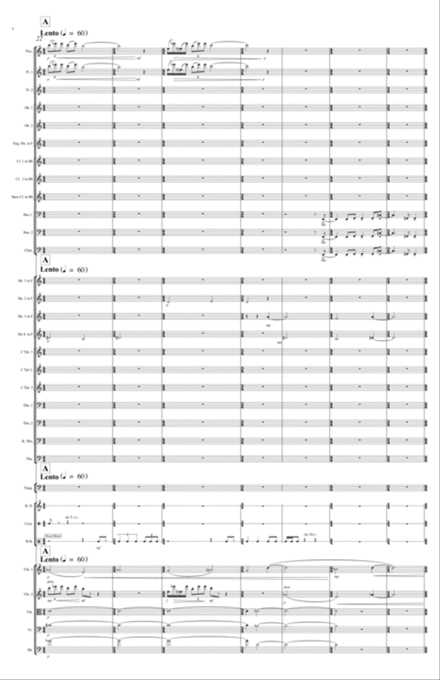 Paramnesis String Orchestra scores gallery preview page 6
