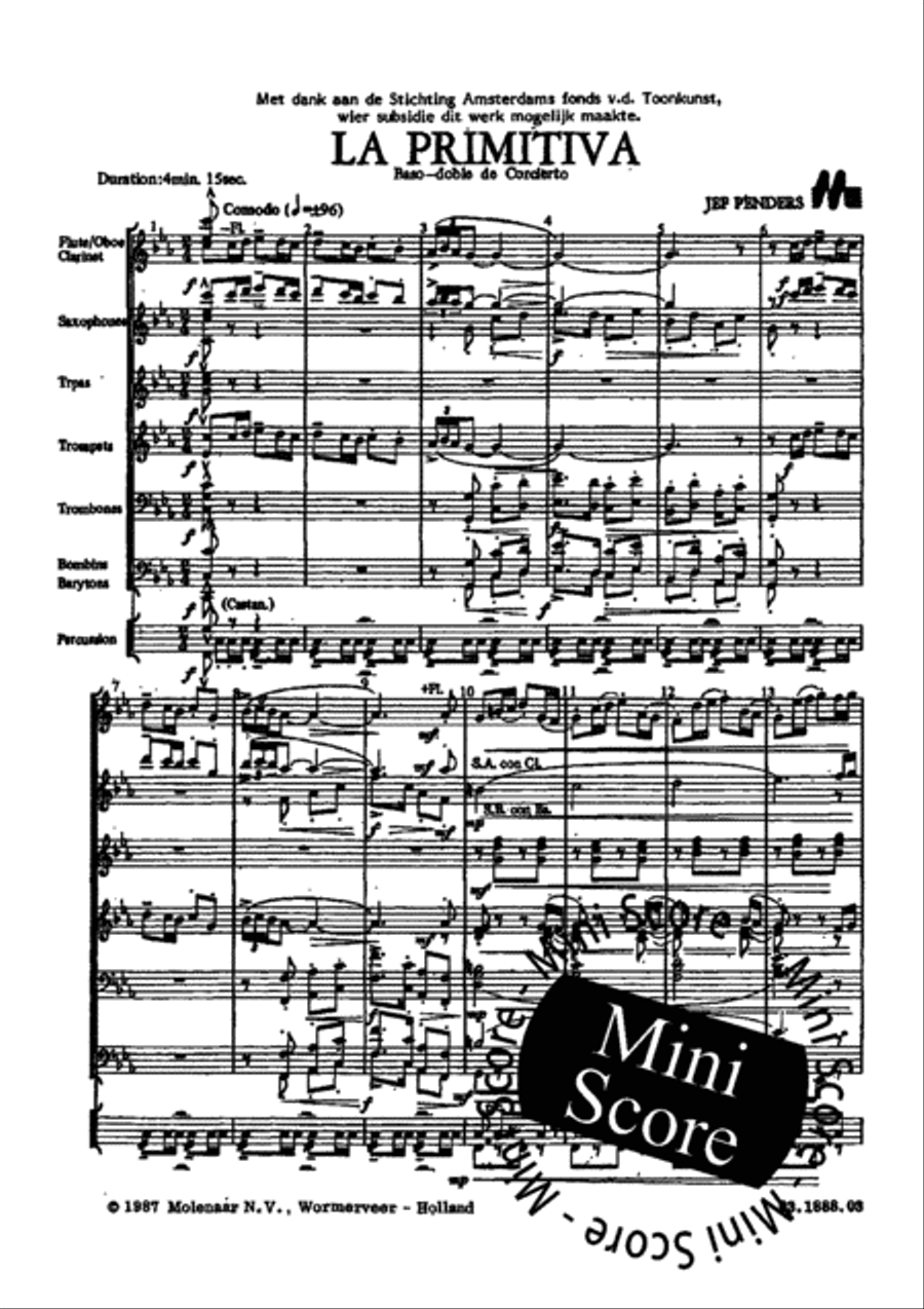 la Primitiva la Primitiva Fanfare Band scores gallery preview page 7