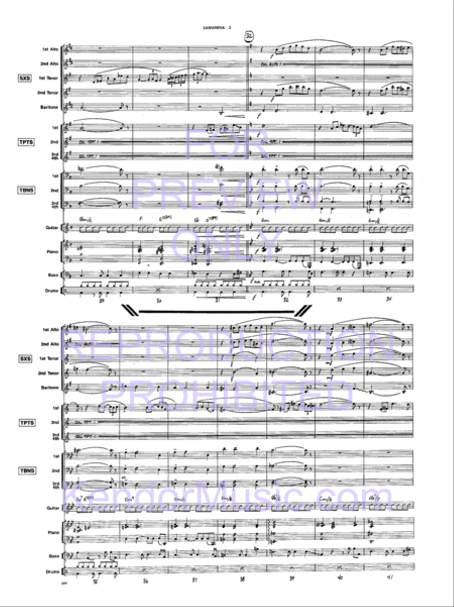 Samantha Jazz Ensemble scores gallery preview page 6