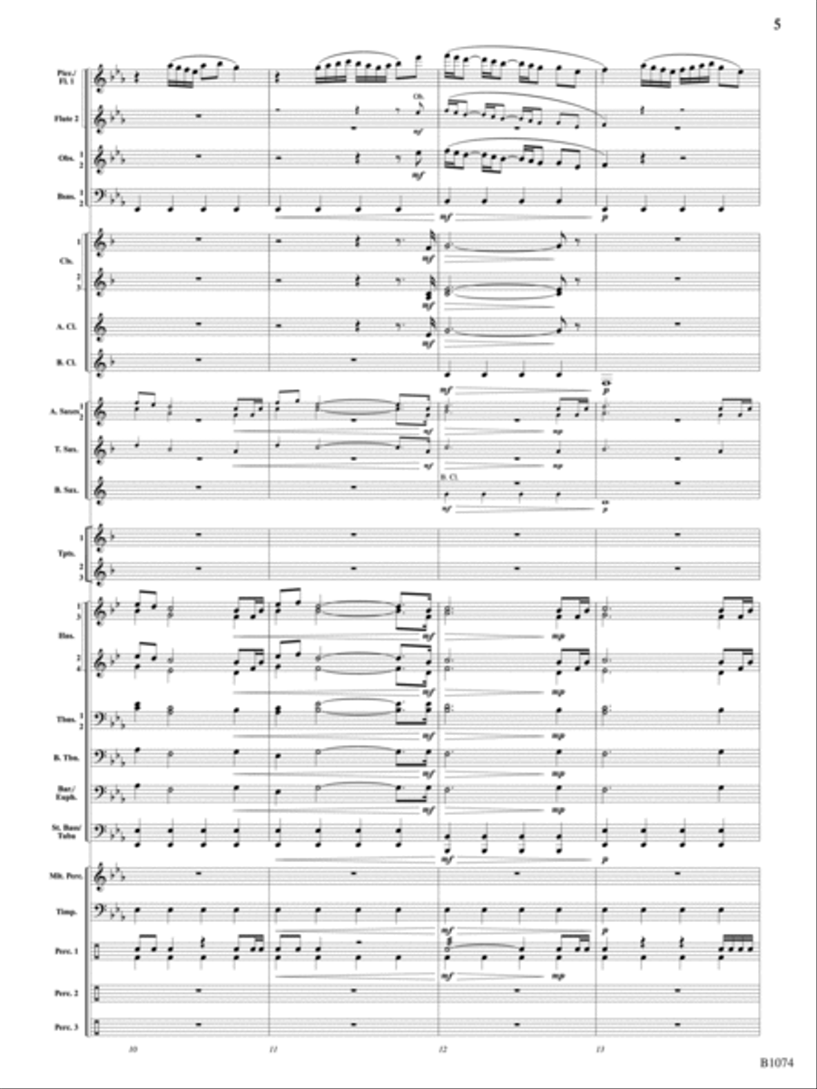 Scenes from Grand Lake: Score Concert Band scores gallery preview page 5