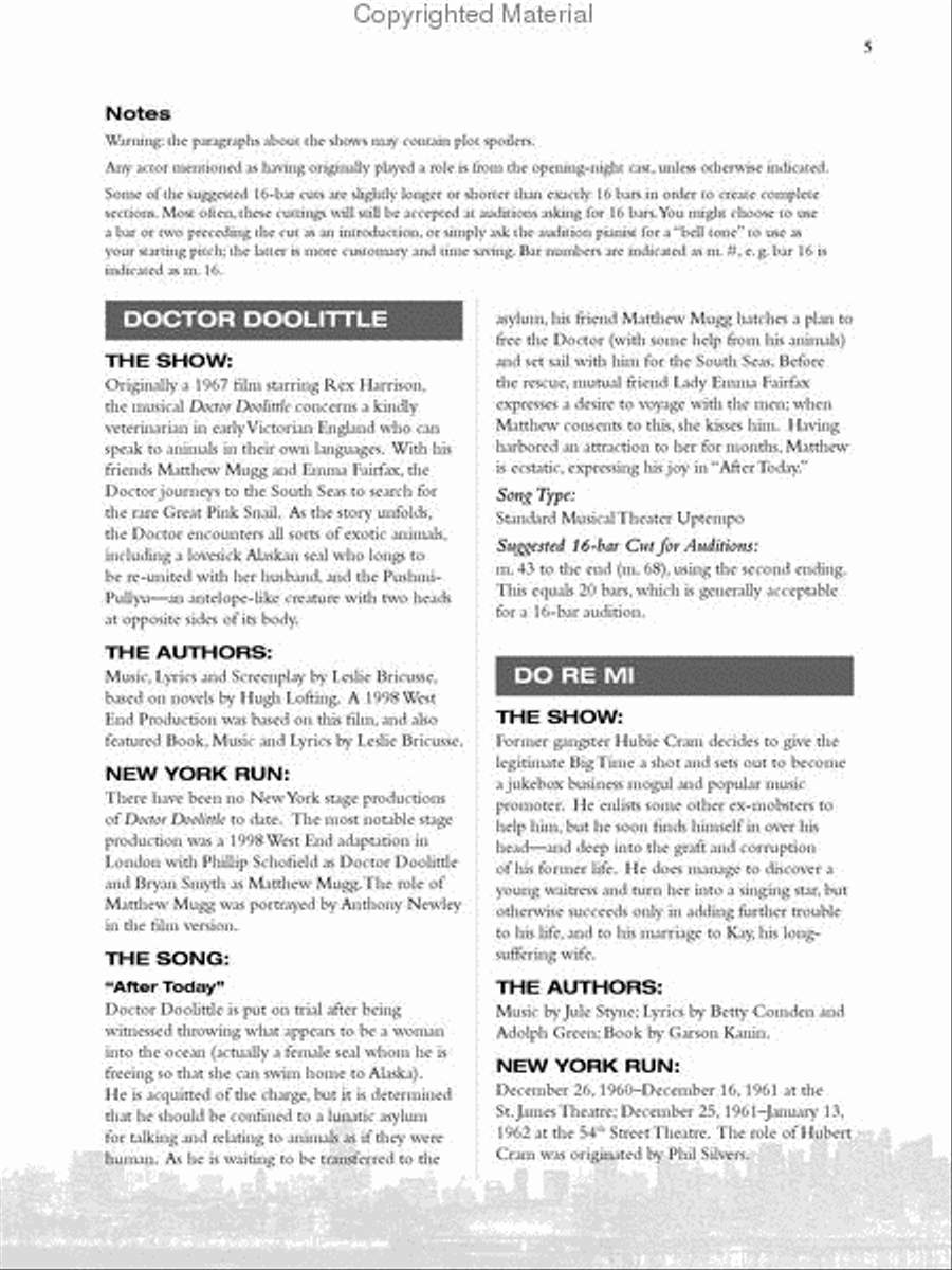 Singer's Library of Musical Theatre - Vol. 2 Voice scores gallery preview page 3