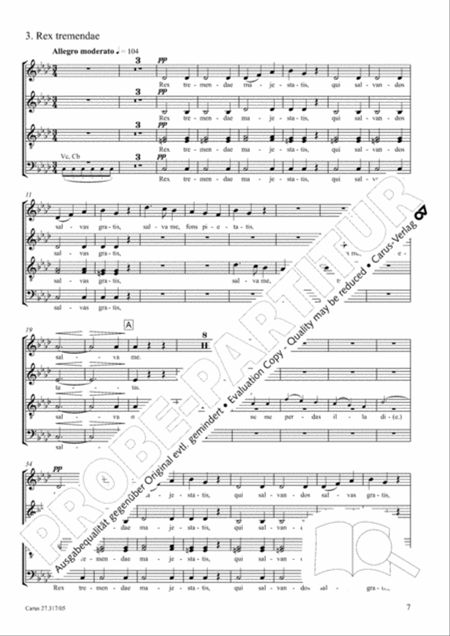 Messe de Requiem 4-Part scores gallery preview page 8