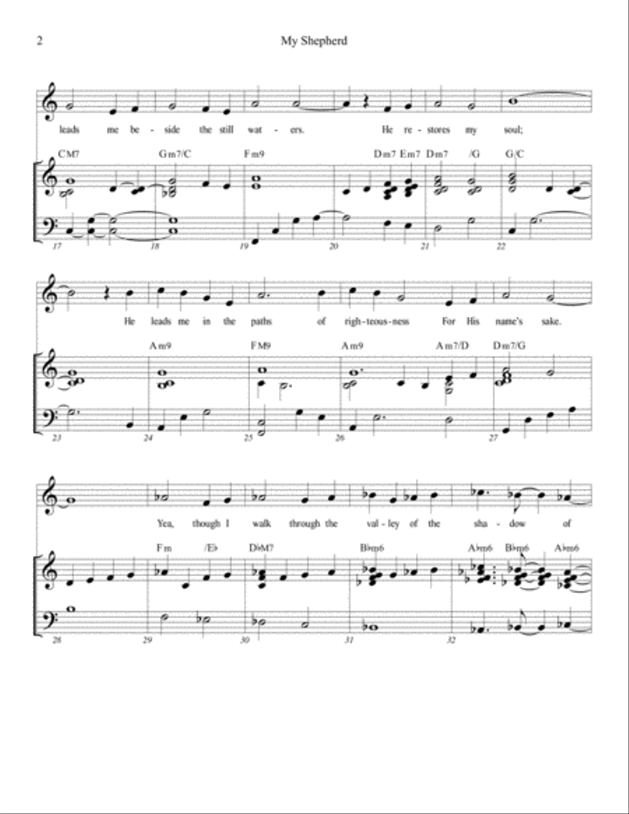 My Shepherd Voice scores gallery preview page 2