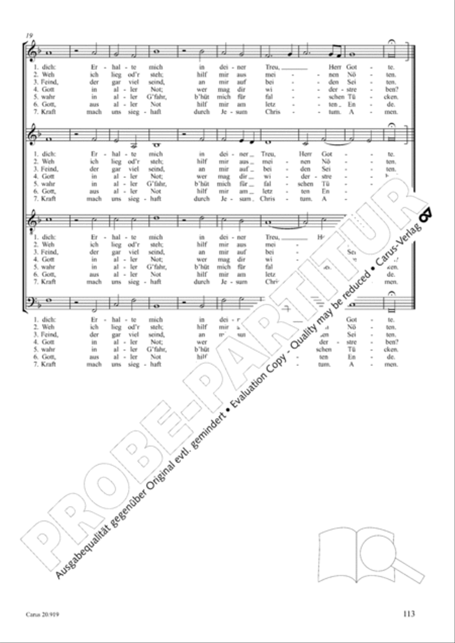 Opera varia I. Works with 1-7 parts (Complete edition, vol. 19) [Werke mit 1-7 obligaten Stimmen]