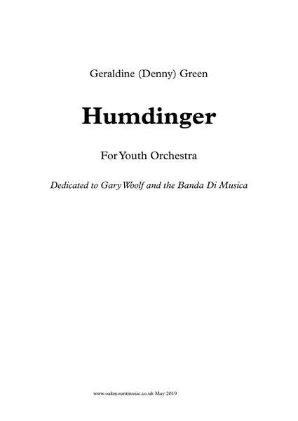 Humdinger (Orchestral Arrangement)