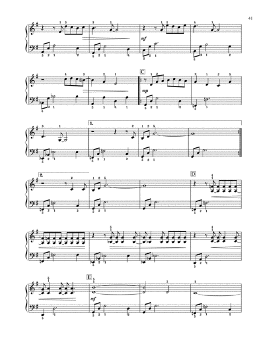 Super Mario 64 Water Land Easy Piano scores gallery preview page 2