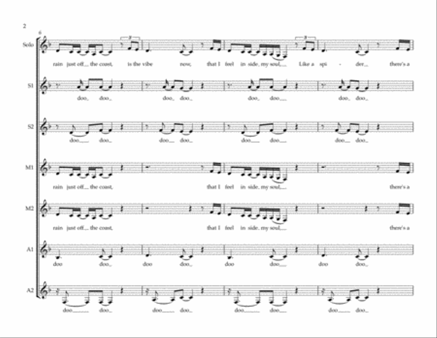 Freaking Me Out SSAA scores gallery preview page 2