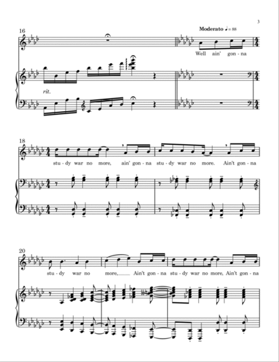 The Retellings of Death High Voice scores gallery preview page 4