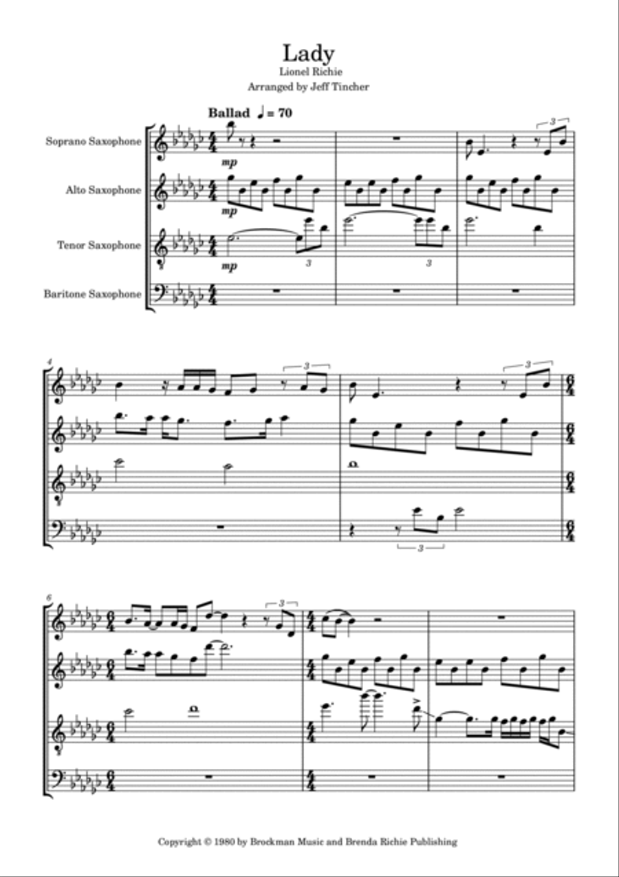 Lady Woodwind Quartet scores gallery preview page 2