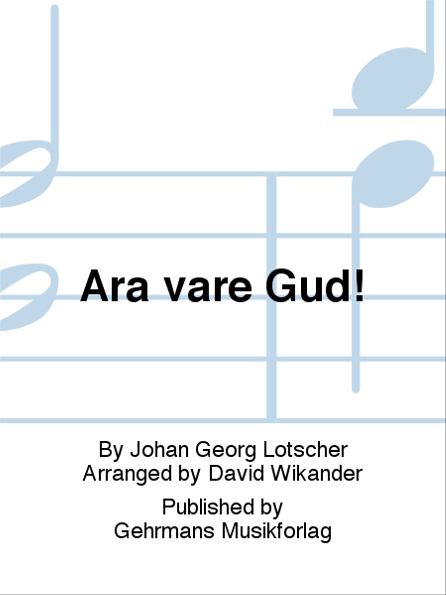 Ara vare Gud! 4-Part scores gallery preview page 1
