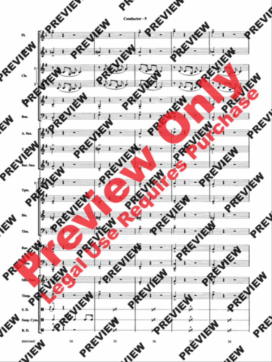 Clarinet Boogie Clarinet Boogie Concert Band scores gallery preview page 11