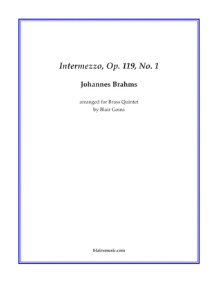 Intermezzo, Op. 119, No. 1