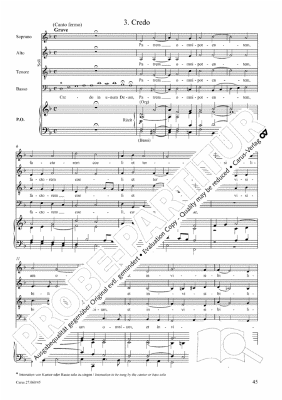 Messe a quatre voix 4-Part scores gallery preview page 46