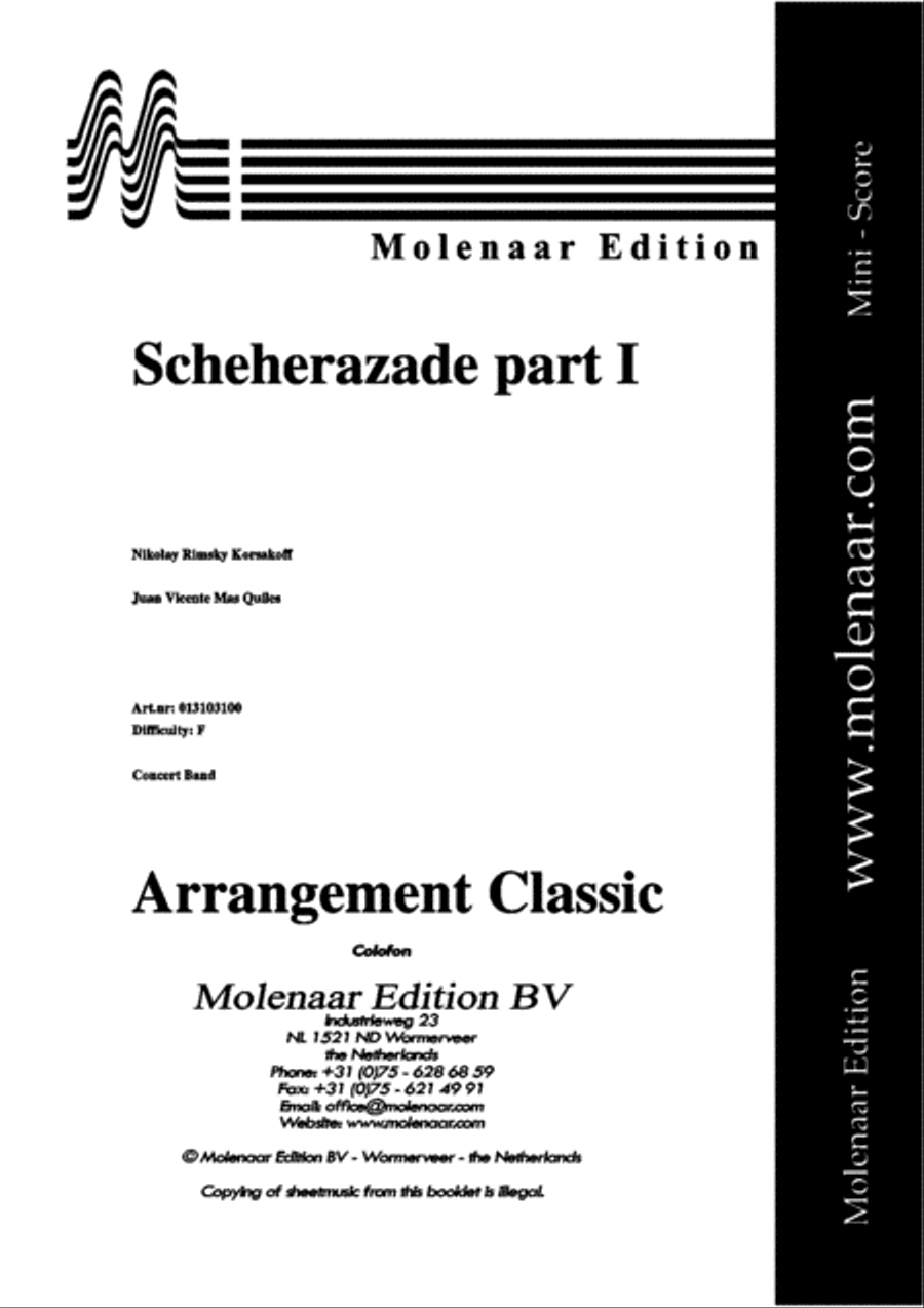 Scheherazade Concert Band scores gallery preview page 2