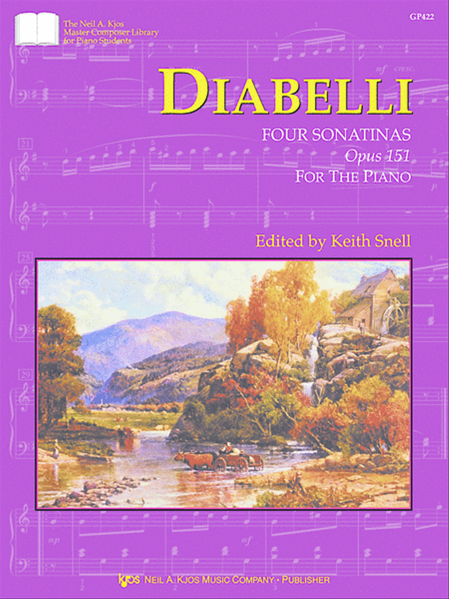 Diabelli: Four Sonatinas, Op. 151 Piano Solo scores gallery preview page 1