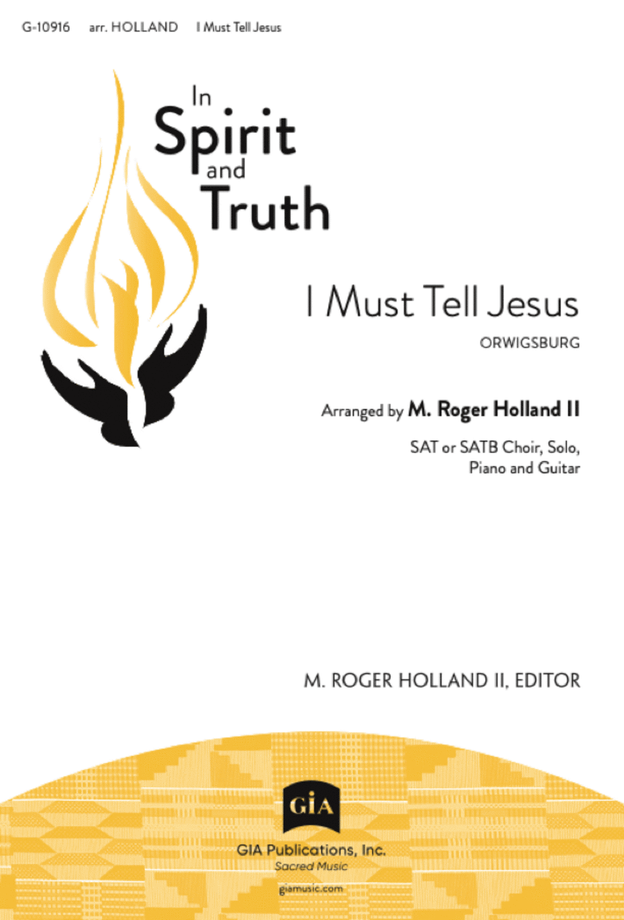 I Must Tell Jesus - Guitar edition Guitar scores gallery preview page 1