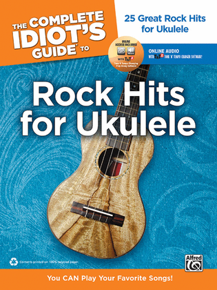 Book cover for The Complete Idiot's Guide to Rock Hits for Ukulele