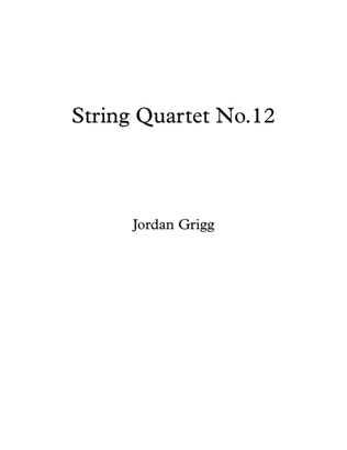 String Quartet No.12