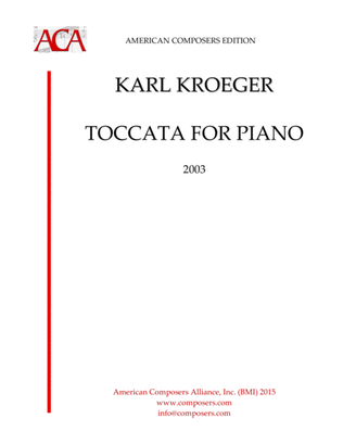 [Kroeger] Toccata for Piano