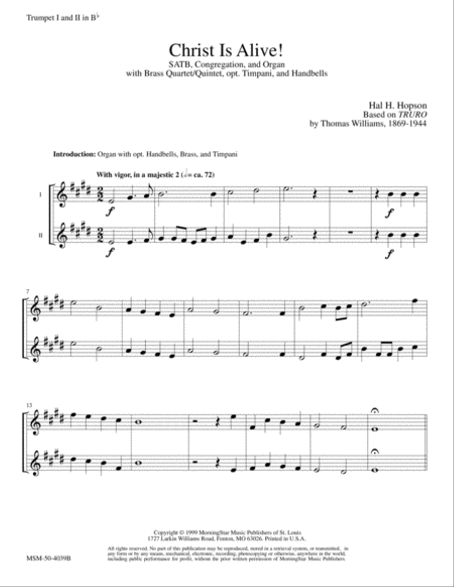 Christ Is Alive! Choir scores gallery preview page 3