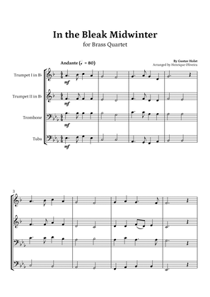 In the Bleak Midwinter (Brass Quartet) - Beginner Level