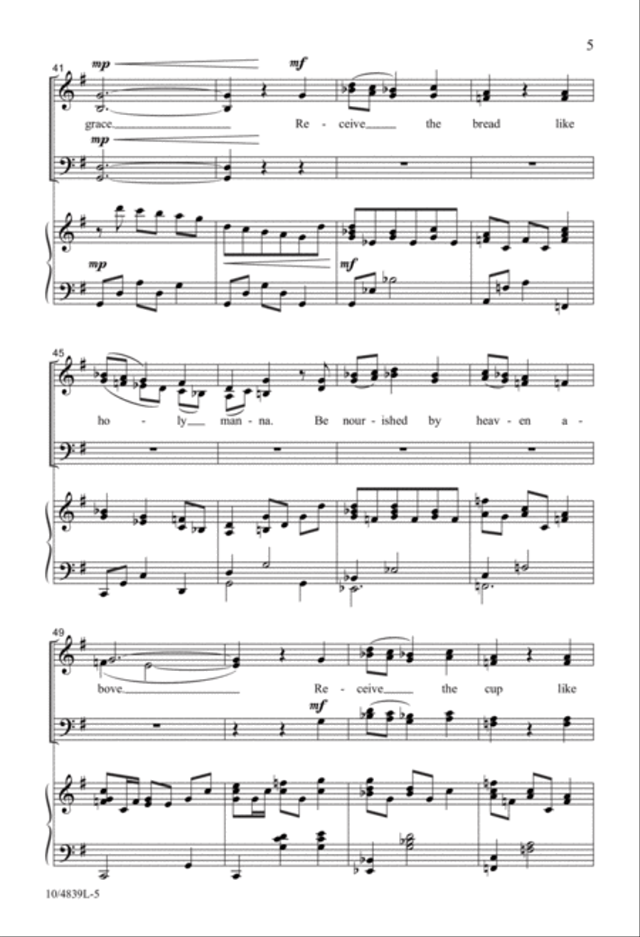 Table of Grace 4-Part scores gallery preview page 5