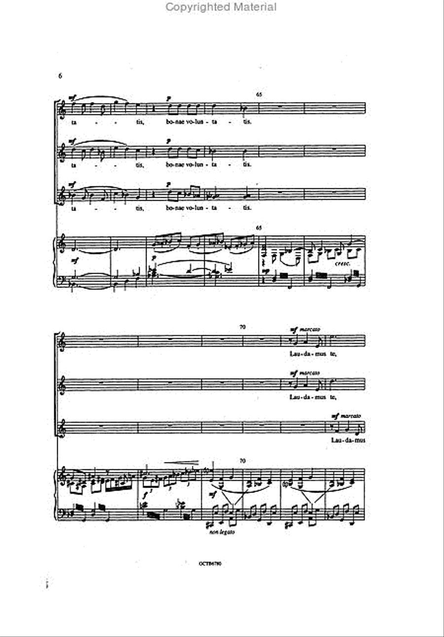 Gloria Gloria SSAA scores gallery preview page 4