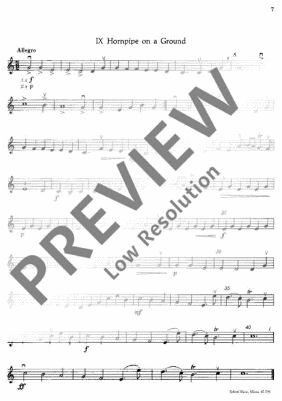 The Married Beau The Married Beau Violin scores gallery preview page 8