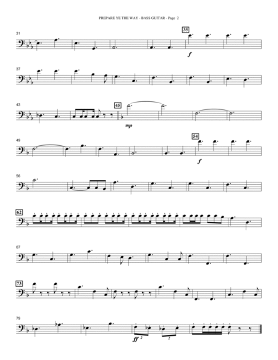 All Is Well - Bass All Is Well - Bass Choir scores gallery preview page 4