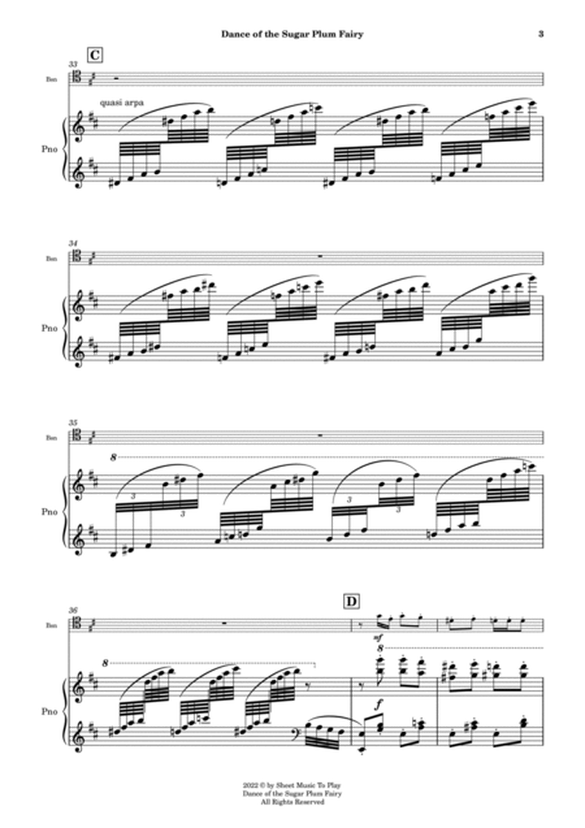 Dance of the Sugar Plum Fairy - Bassoon and Piano (Full Score and Parts) image number null