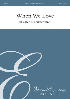 Book cover for When We Love