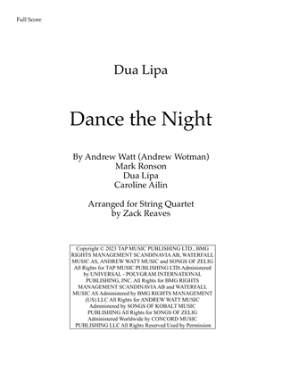Dance The Night