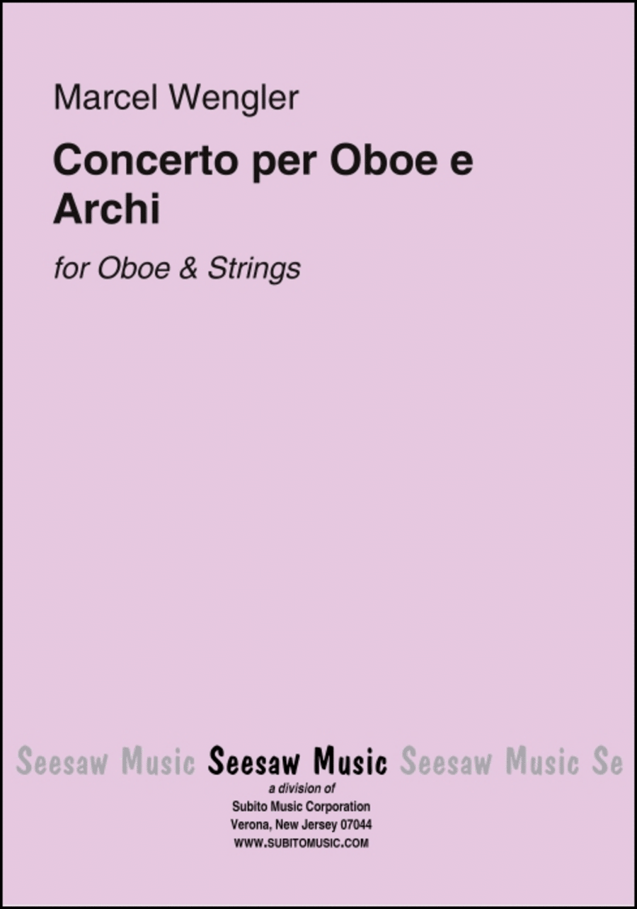 Concerto per Oboe & Archi
