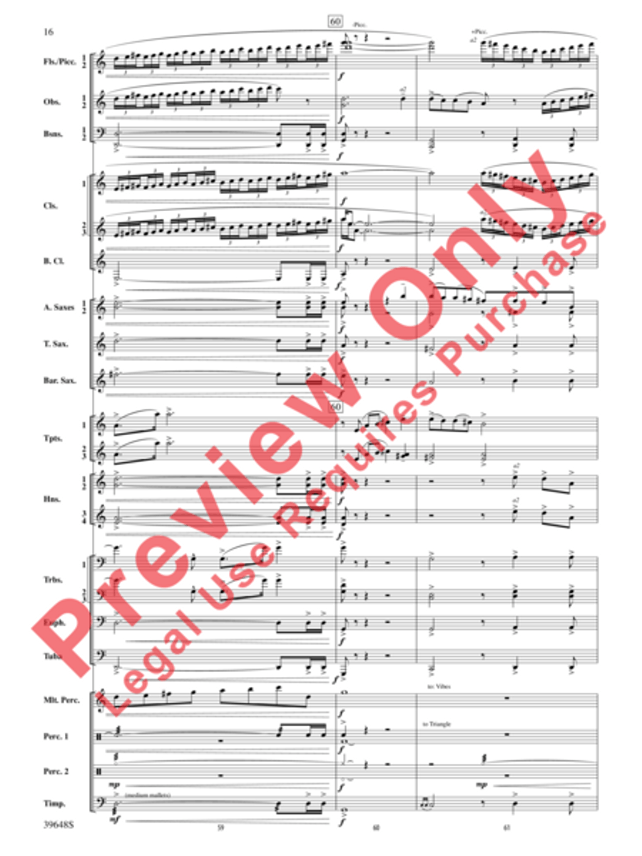 A Childhood Remembered A Childhood Remembered Concert Band scores gallery preview page 16
