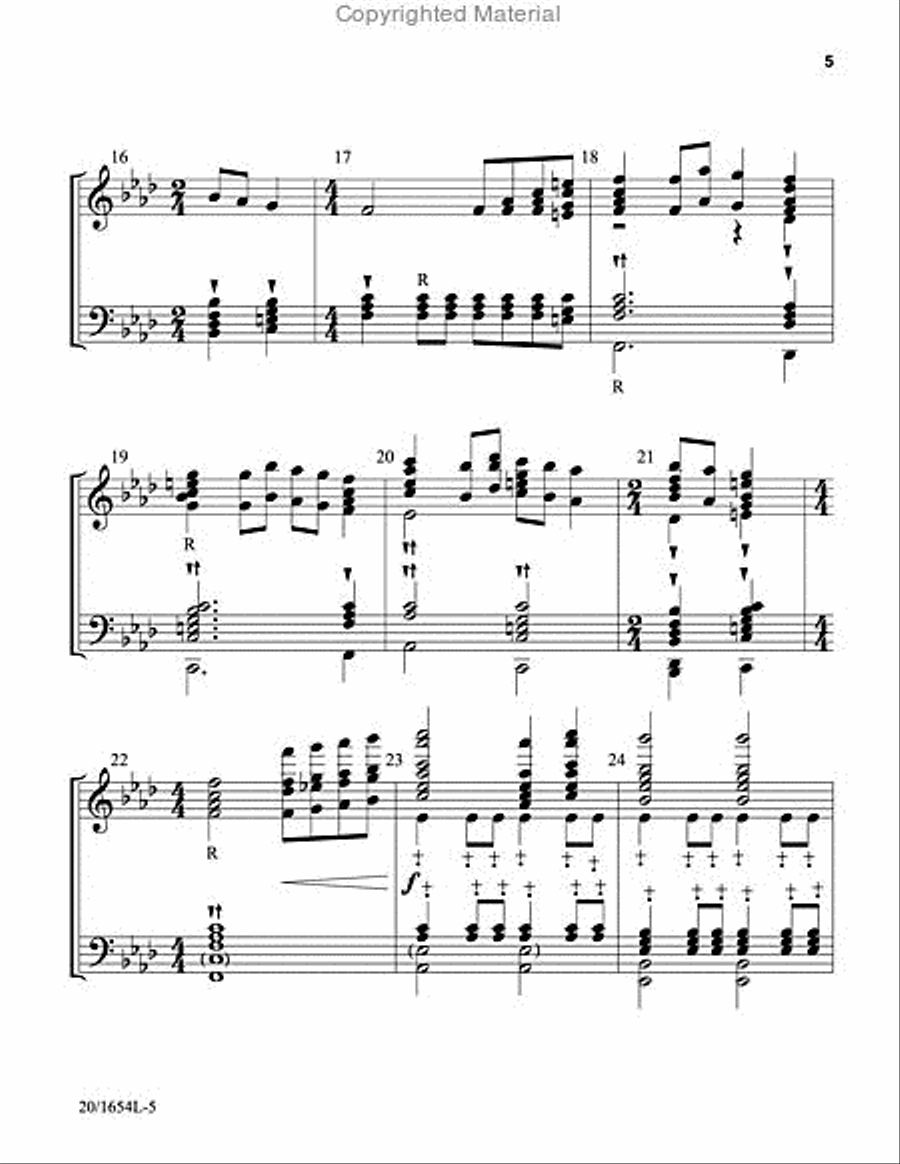 Fantasia on Ebenezer 5-Octaves scores gallery preview page 4