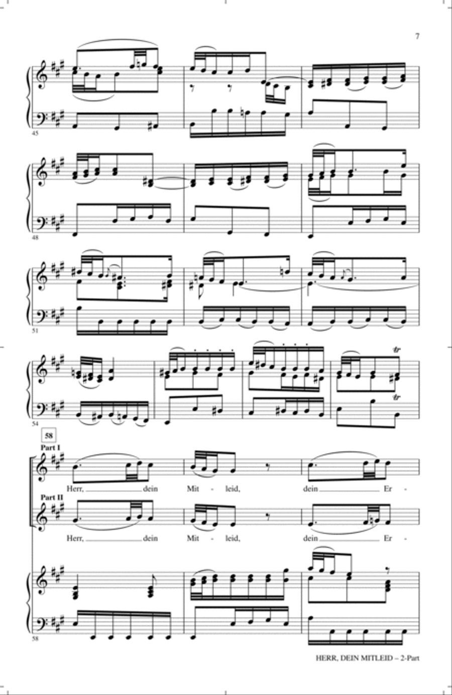 Herr, Dein Mitleid (arr. Arkadi Serper) 2-Part scores gallery preview page 5