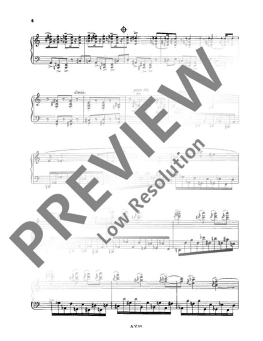 Six portraits Piano Solo scores gallery preview page 7