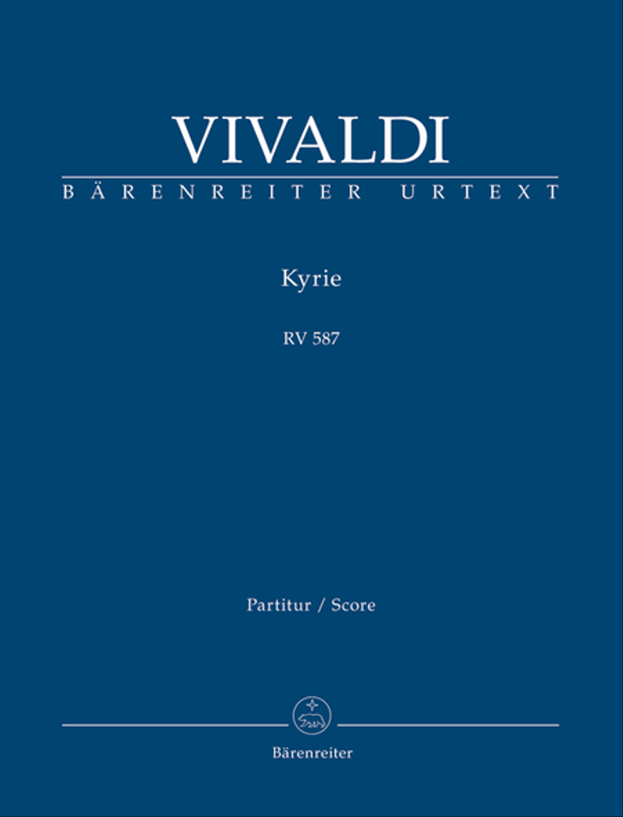 Kyrie RV 587 Kyrie RV 587 4-Part scores gallery preview page 1