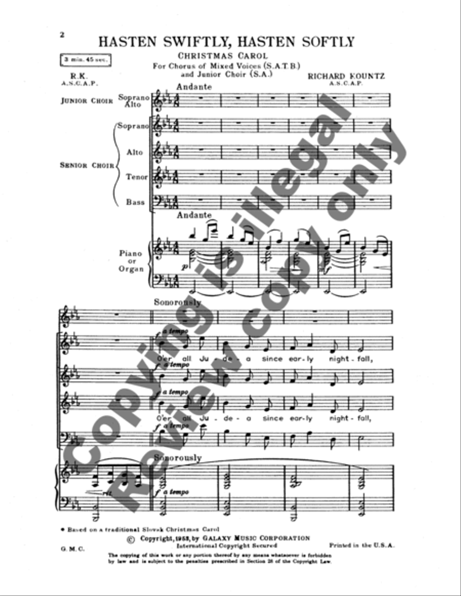 Hasten Swiftly, Hasten Softly SA scores gallery preview page 9