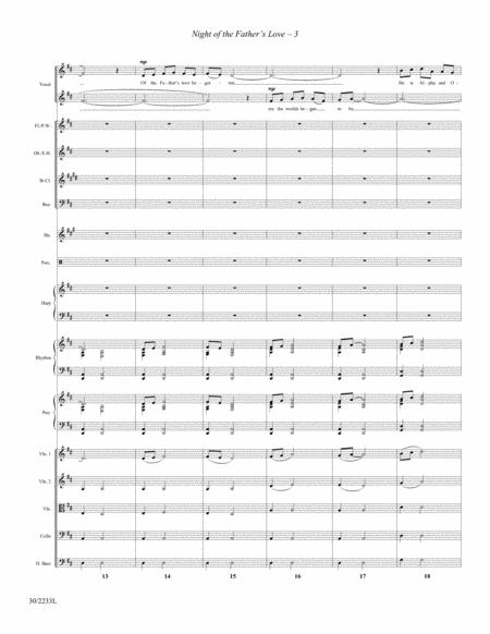 Night of the Father's Love - Orchestral Score and Parts image number null