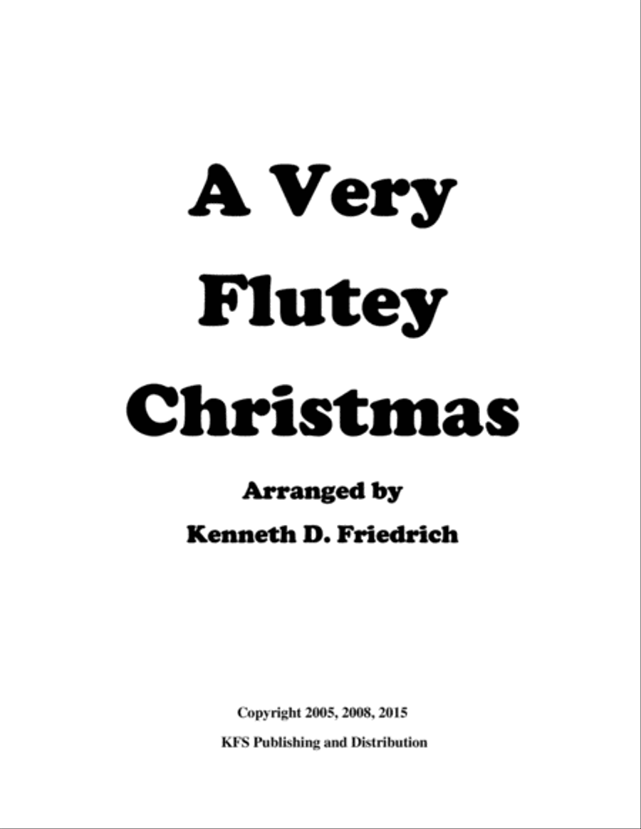 A Very Flutey Christmas Flute Duet scores gallery preview page 1