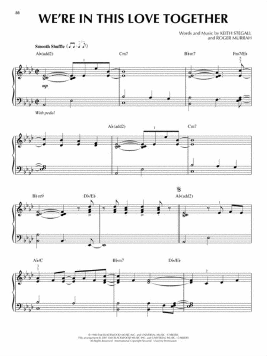 Smooth Jazz Piano Solo scores gallery preview page 6
