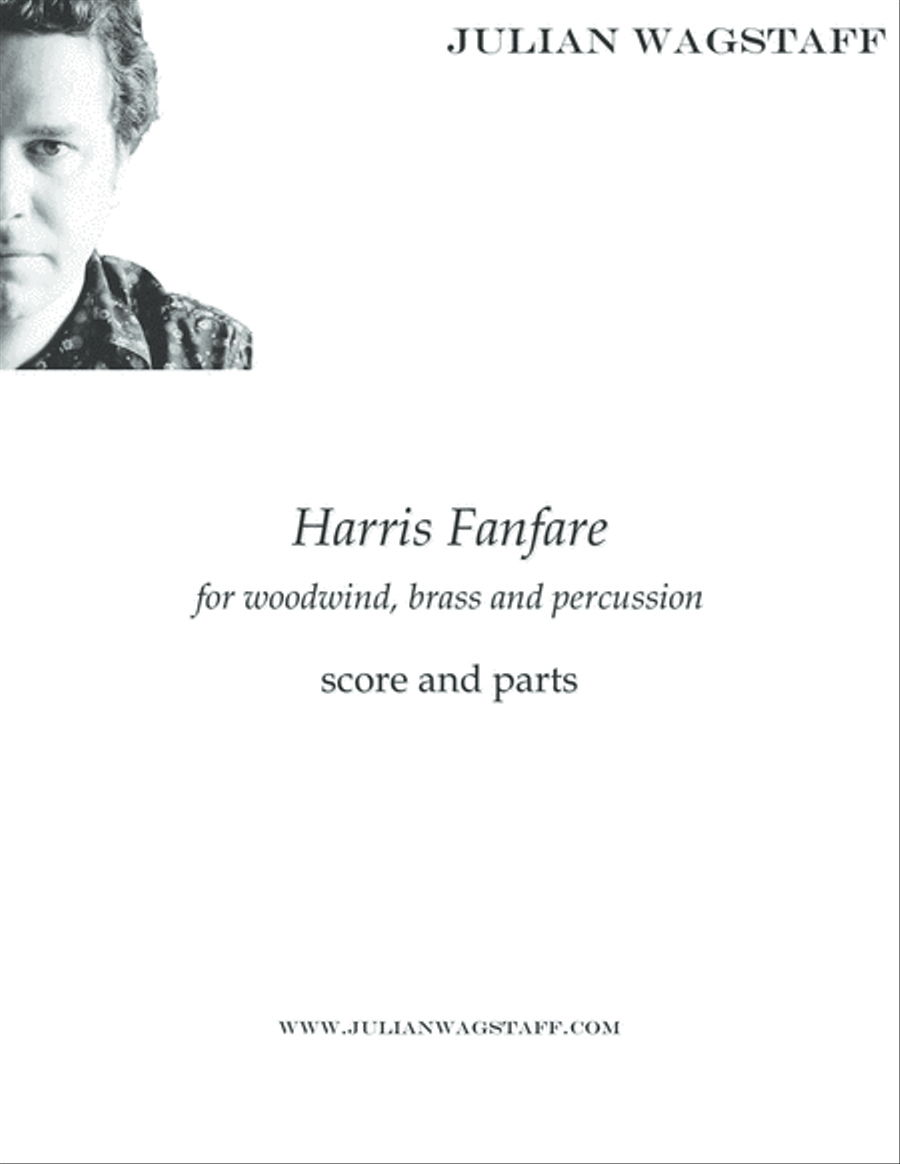 Harris Fanfare (for woodwind, brass and percussion) - score and parts Jazz Ensemble scores gallery preview page 1
