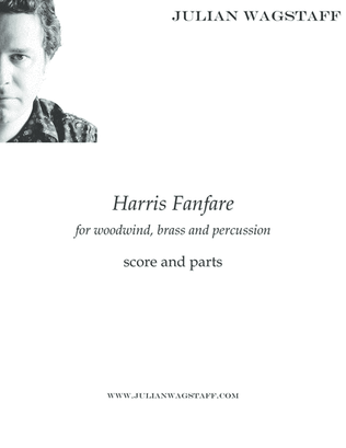 Harris Fanfare (for woodwind, brass and percussion) - score and parts