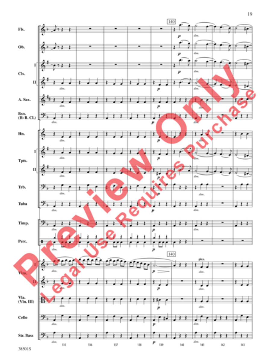 Aragonaise from Carmen Full Orchestra scores gallery preview page 20