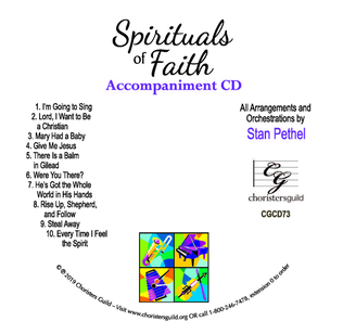 Book cover for Spirituals of Faith - Accompaniment CD