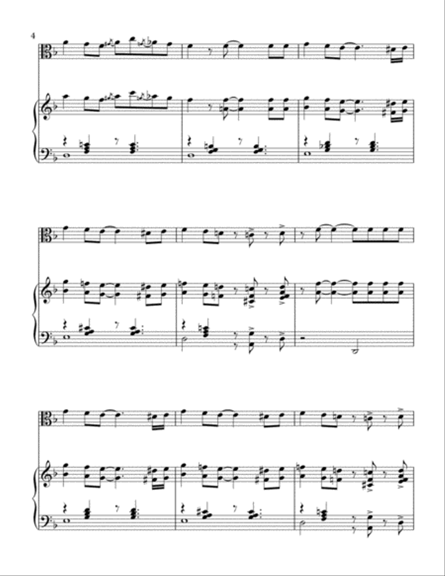 Sway (Quien Sera) Viola scores gallery preview page 5