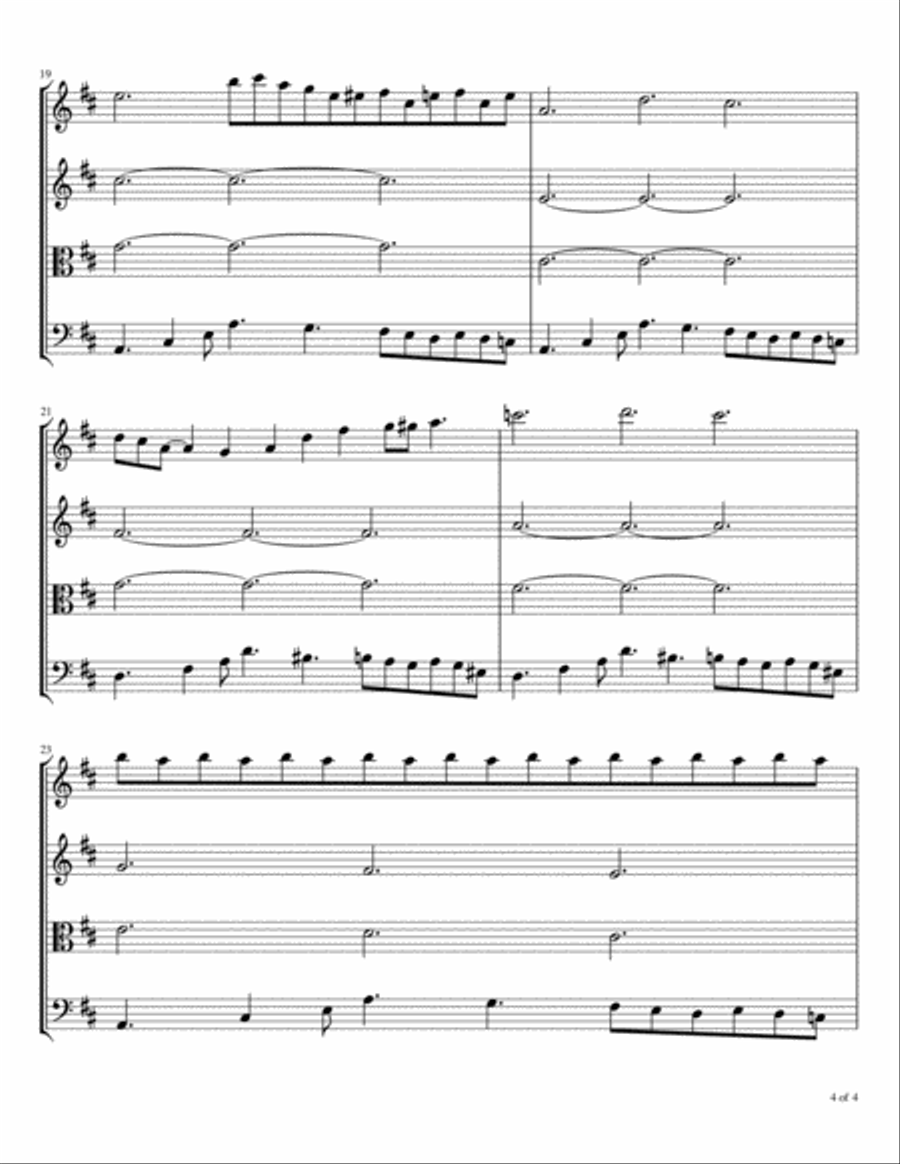 Quartet #8 String Quartet scores gallery preview page 5